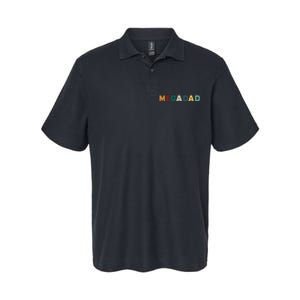 Funny Dad Megadad Gift Mega Dad Softstyle Adult Sport Polo