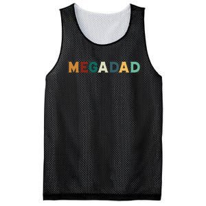 Funny Dad Megadad Gift Mega Dad Mesh Reversible Basketball Jersey Tank