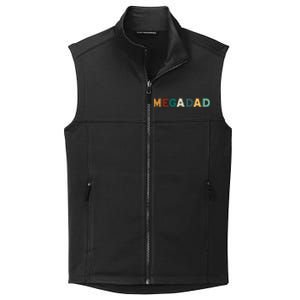 Funny Dad Megadad Gift Mega Dad Collective Smooth Fleece Vest