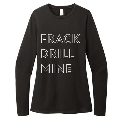 Frack Drill Mine Womens CVC Long Sleeve Shirt