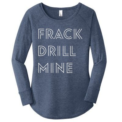 Frack Drill Mine Women's Perfect Tri Tunic Long Sleeve Shirt