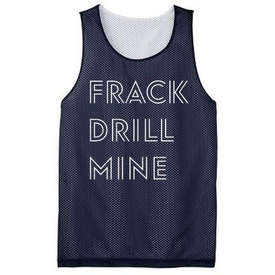 Frack Drill Mine Mesh Reversible Basketball Jersey Tank