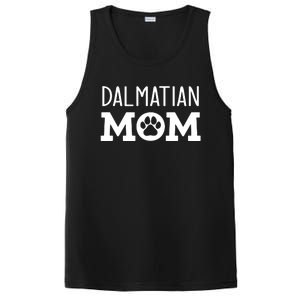 Funny Dalmatian Mom Dog Paw Puppy Retro PosiCharge Competitor Tank