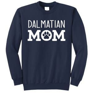 Funny Dalmatian Mom Dog Paw Puppy Retro Sweatshirt