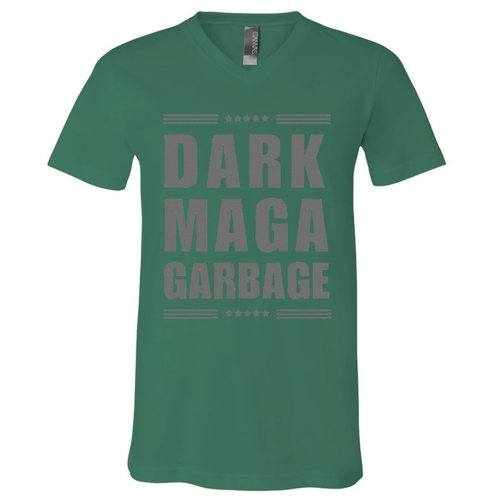 Funny! Dark Maga Garbage Maga Garbage Proud Maga Garbage V-Neck T-Shirt