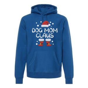 Funny Dog Mom Claus Family Matching Group Christmas Gift Premium Hoodie