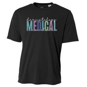 Funny Dermatology Medical Assistant Nurse Physician Cooling Performance Crew T-Shirt