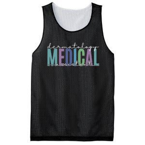 Funny Dermatology Medical Assistant Nurse Physician Mesh Reversible Basketball Jersey Tank