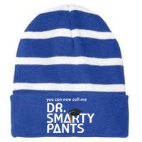 Funny Doctorate Md Phd Doctor Graduation Medical Student Cute Gift Striped Beanie with Solid Band