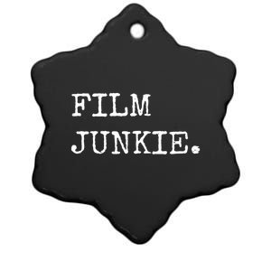 Film Director Movie Maker Funny Gift Film Junkie Filmmaking Gift Ceramic Star Ornament