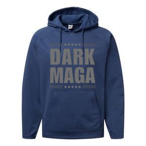 Funny Dark Maga 2024 Maga New! Dark Maga Performance Fleece Hoodie