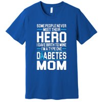 Funny Diabetes Mom Diabetes Premium T-Shirt