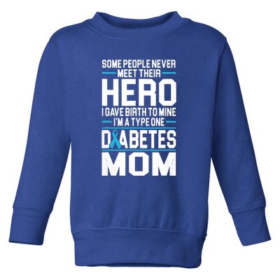 Funny Diabetes Mom Diabetes Toddler Sweatshirt