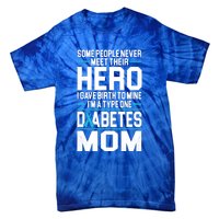 Funny Diabetes Mom Diabetes Tie-Dye T-Shirt