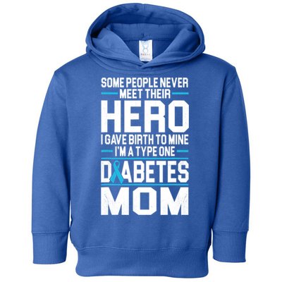 Funny Diabetes Mom Diabetes Toddler Hoodie