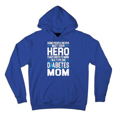 Funny Diabetes Mom Diabetes Tall Hoodie