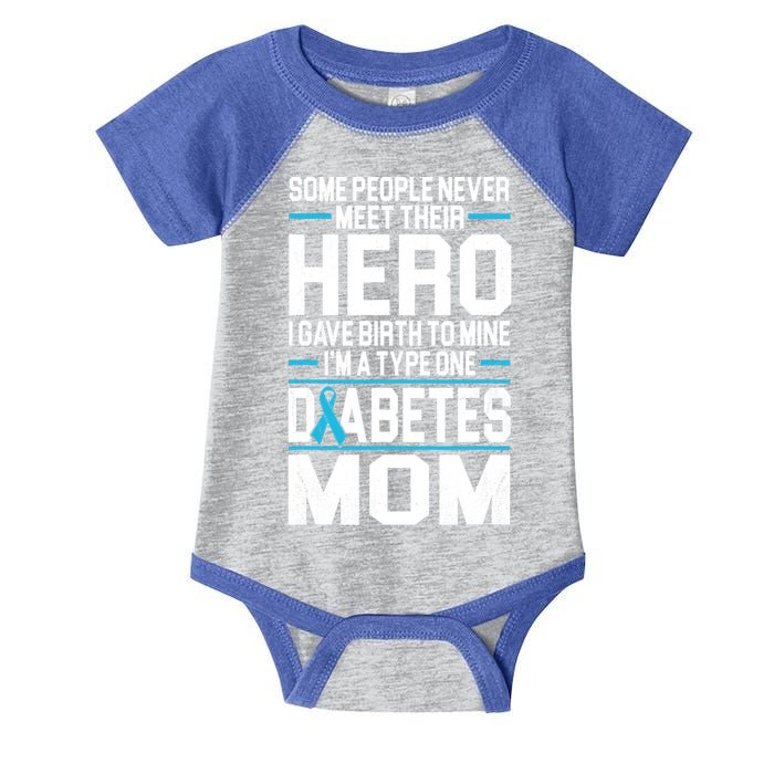 Funny Diabetes Mom Diabetes Infant Baby Jersey Bodysuit