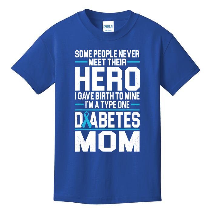 Funny Diabetes Mom Diabetes Kids T-Shirt