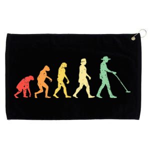 Funny Detectorist Metal Detecting Detectoring Grommeted Golf Towel