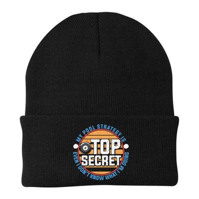 Father's Day My Pool Strategy Is Top Secret Billiards Player Gift For Dad Beanie