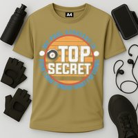 Father's Day My Pool Strategy Is Top Secret Billiards Player Gift For Dad Performance Shirt