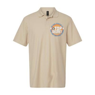 Father's Day My Pool Strategy Is Top Secret Billiards Player Gift For Dad Softstyle Adult Sport Polo