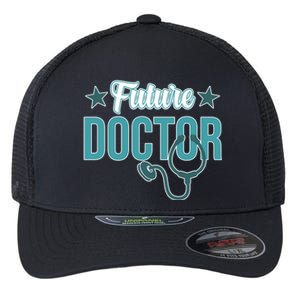 Future Doctor Med School Medical Students Graduate Graphic Gift Flexfit Unipanel Trucker Cap