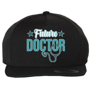 Future Doctor Med School Medical Students Graduate Graphic Gift Wool Snapback Cap