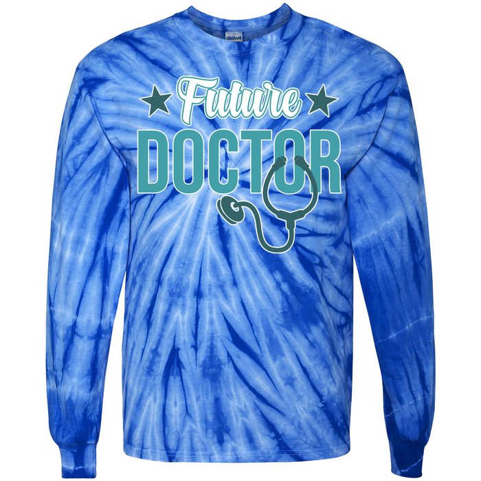 Future Doctor Med School Medical Students Graduate Graphic Gift Tie-Dye Long Sleeve Shirt