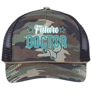 Future Doctor Med School Medical Students Graduate Graphic Gift Retro Rope Trucker Hat Cap