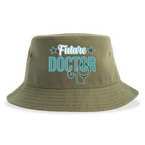 Future Doctor Med School Medical Students Graduate Graphic Gift Sustainable Bucket Hat