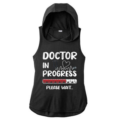 Future Doctor Medical School Student Gift Ladies PosiCharge Tri-Blend Wicking Draft Hoodie Tank