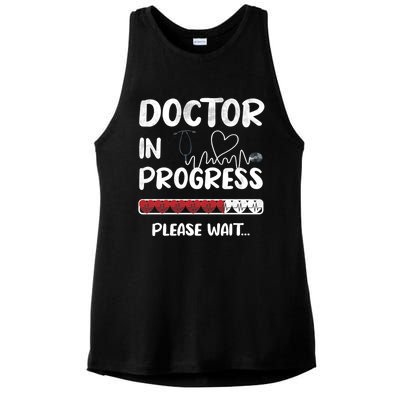 Future Doctor Medical School Student Gift Ladies PosiCharge Tri-Blend Wicking Tank