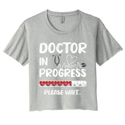 Future Doctor Medical School Student Gift Women's Crop Top Tee