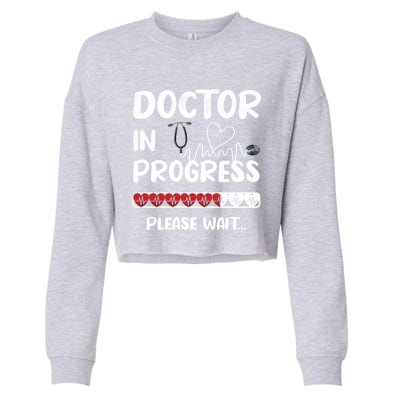 Future Doctor Medical School Student Gift Cropped Pullover Crew