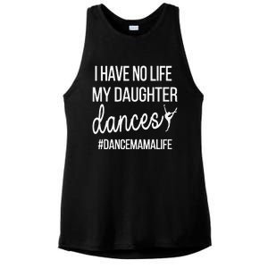 Funny Dance Mama Dance Mom Of A Dancer Mom Ladies PosiCharge Tri-Blend Wicking Tank