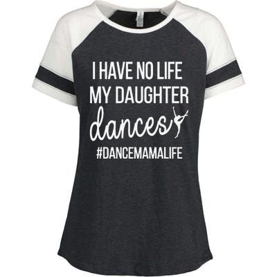 Funny Dance Mama Dance Mom Of A Dancer Mom Enza Ladies Jersey Colorblock Tee