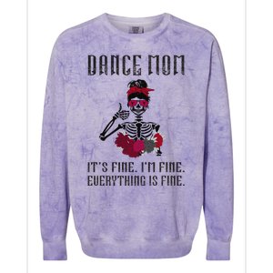 Funny Dance Mom Dancing Mother Of A Dancer Mama Colorblast Crewneck Sweatshirt