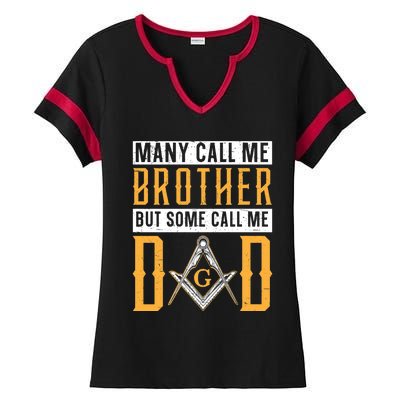 Freemason Dad Masonic Fraternal Freemasonry Square Compass Premium Ladies Halftime Notch Neck Tee