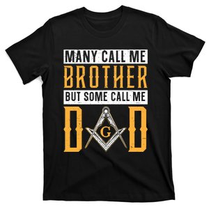 Freemason Dad Masonic Fraternal Freemasonry Square Compass Premium T-Shirt