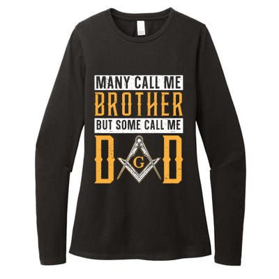 Freemason Dad Masonic Fraternal Freemasonry Square Compass Premium Womens CVC Long Sleeve Shirt