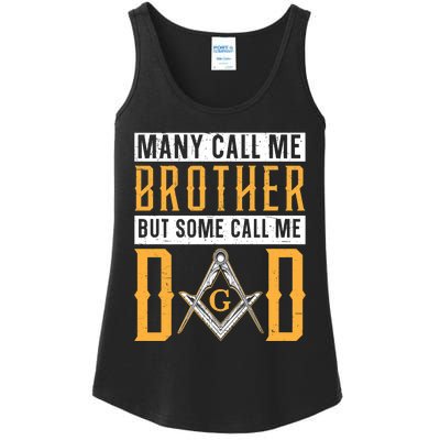 Freemason Dad Masonic Fraternal Freemasonry Square Compass Premium Ladies Essential Tank