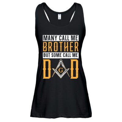 Freemason Dad Masonic Fraternal Freemasonry Square Compass Premium Ladies Essential Flowy Tank