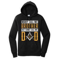 Freemason Dad Masonic Fraternal Freemasonry Square Compass Premium Women's Pullover Hoodie