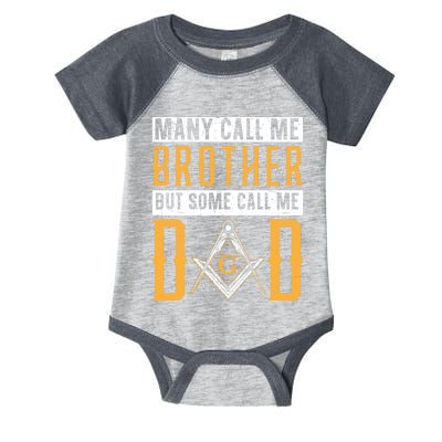 Freemason Dad Masonic Fraternal Freemasonry Square Compass Premium Infant Baby Jersey Bodysuit