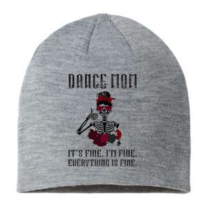 Funny Dance Mom Dancing Mother Of A Dancer Mama Sustainable Beanie