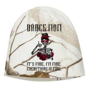 Funny Dance Mom Dancing Mother Of A Dancer Mama Kati - Camo Knit Beanie