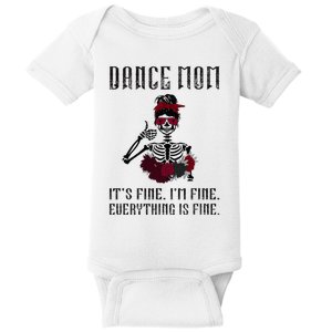 Funny Dance Mom Dancing Mother Of A Dancer Mama Baby Bodysuit