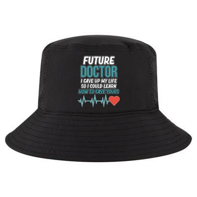 Future Doctor Medical Students Med School Graduate Graphic Gift Cool Comfort Performance Bucket Hat