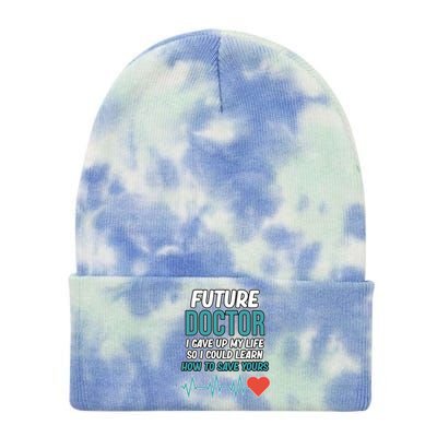 Future Doctor Medical Students Med School Graduate Graphic Gift Tie Dye 12in Knit Beanie